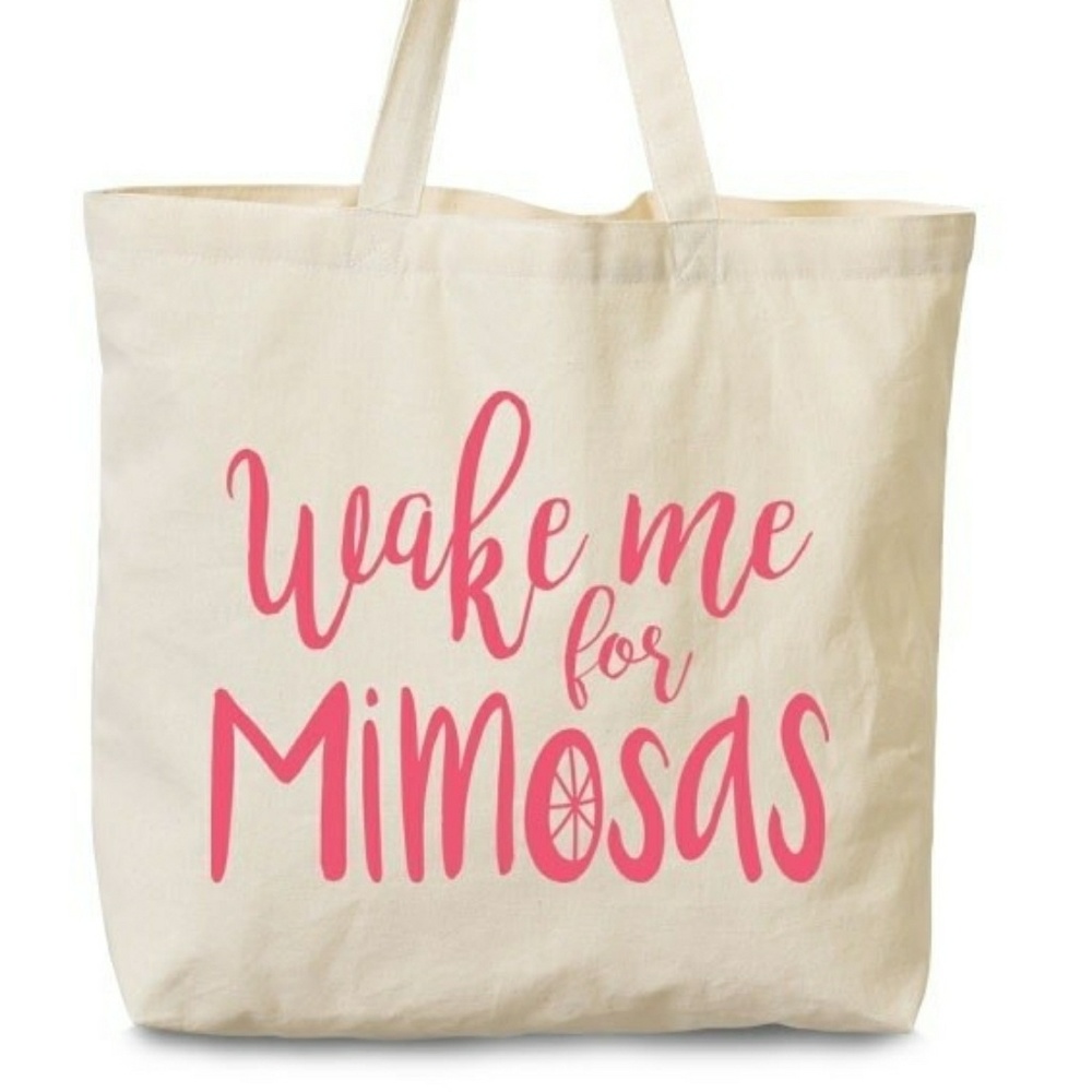 Mimosas 18x18 Oversized Canvas Vacation Tote